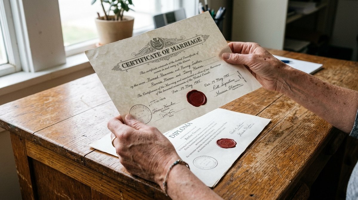 Credenciales profesionales verificables: título de abogado y colegiación obligatoria para ejercer derecho de extranjería en España Título de abogado español y carnet del Colegio de Abogados sobre escritorio con sellos oficiales