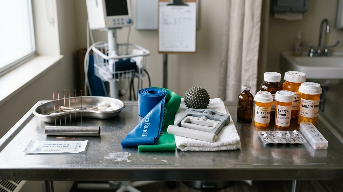 Comparación de tratamientos: acupuntura, fisioterapia y medicamentos para dolor