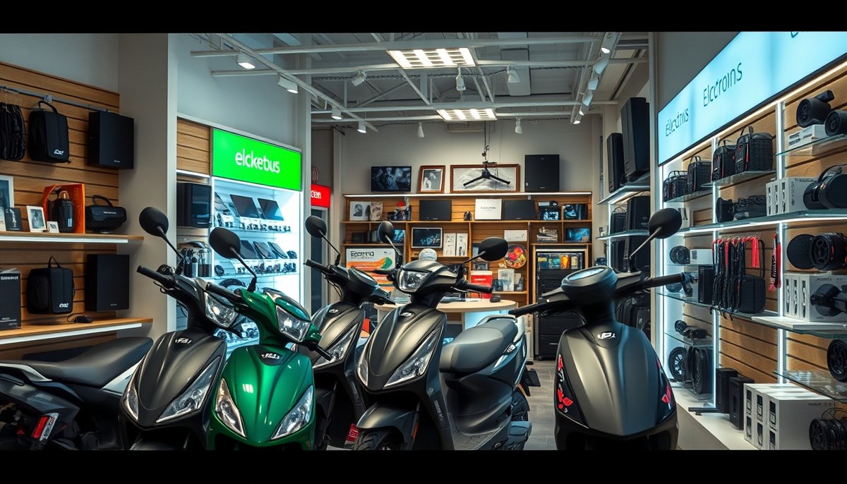 Tienda autorizada Xiaomi España con patinetes eléctricos expuestos