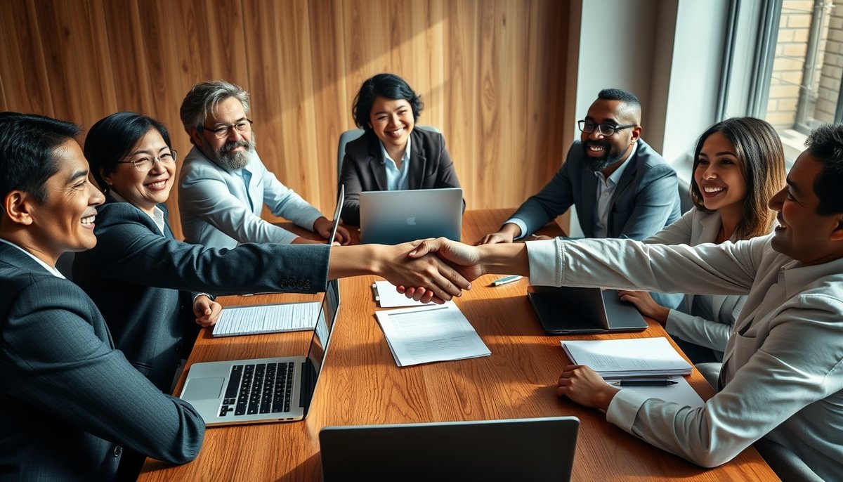 Acuerdo exitoso entre startup y financiación pública tras negociación