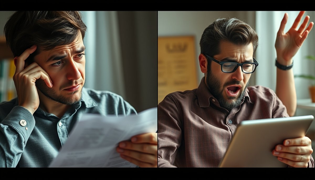 Composición mostrando riesgos y beneficios de inversión crowdequity con expresiones auténticas