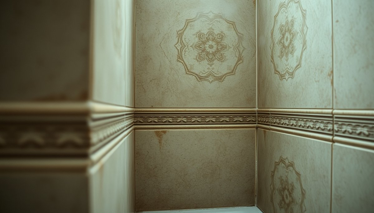 Junta de dilatación de 2mm entre paneles PVC en baño para expansión térmica