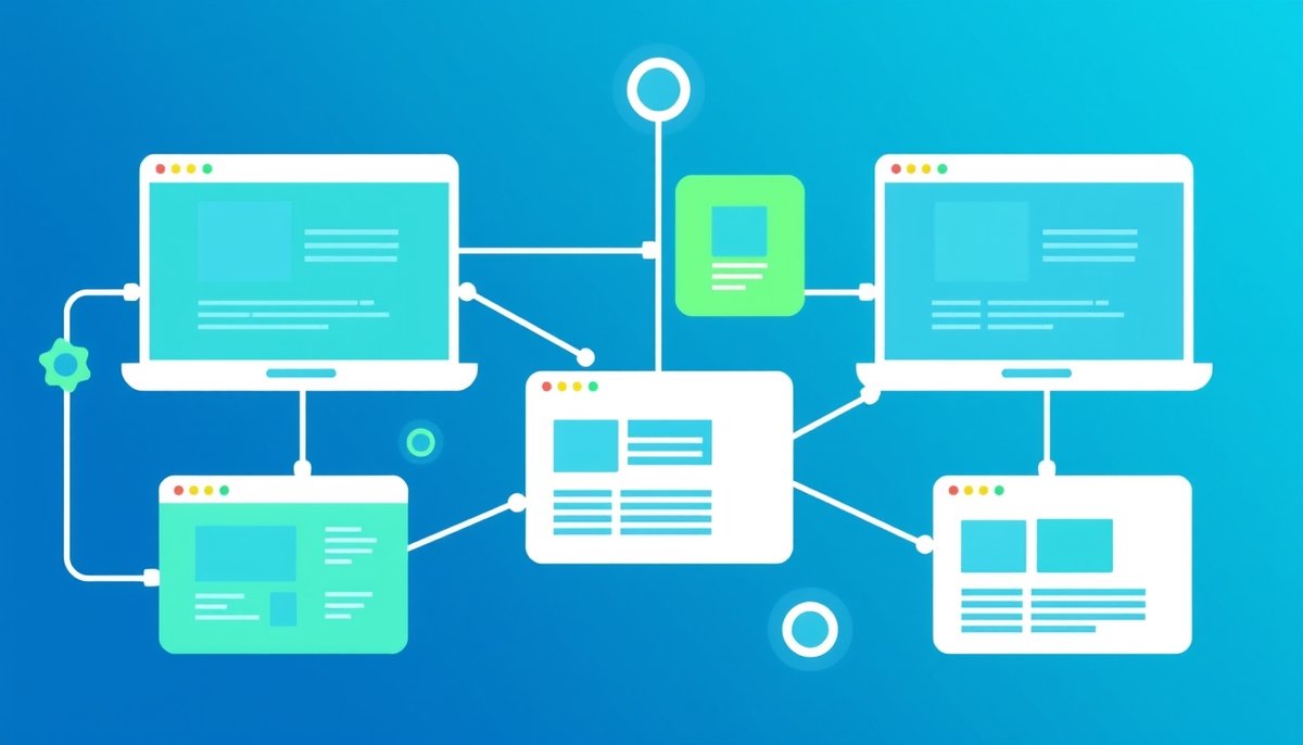 Análisis de backlinks y autoridad de dominio con red de sitios web interconectados