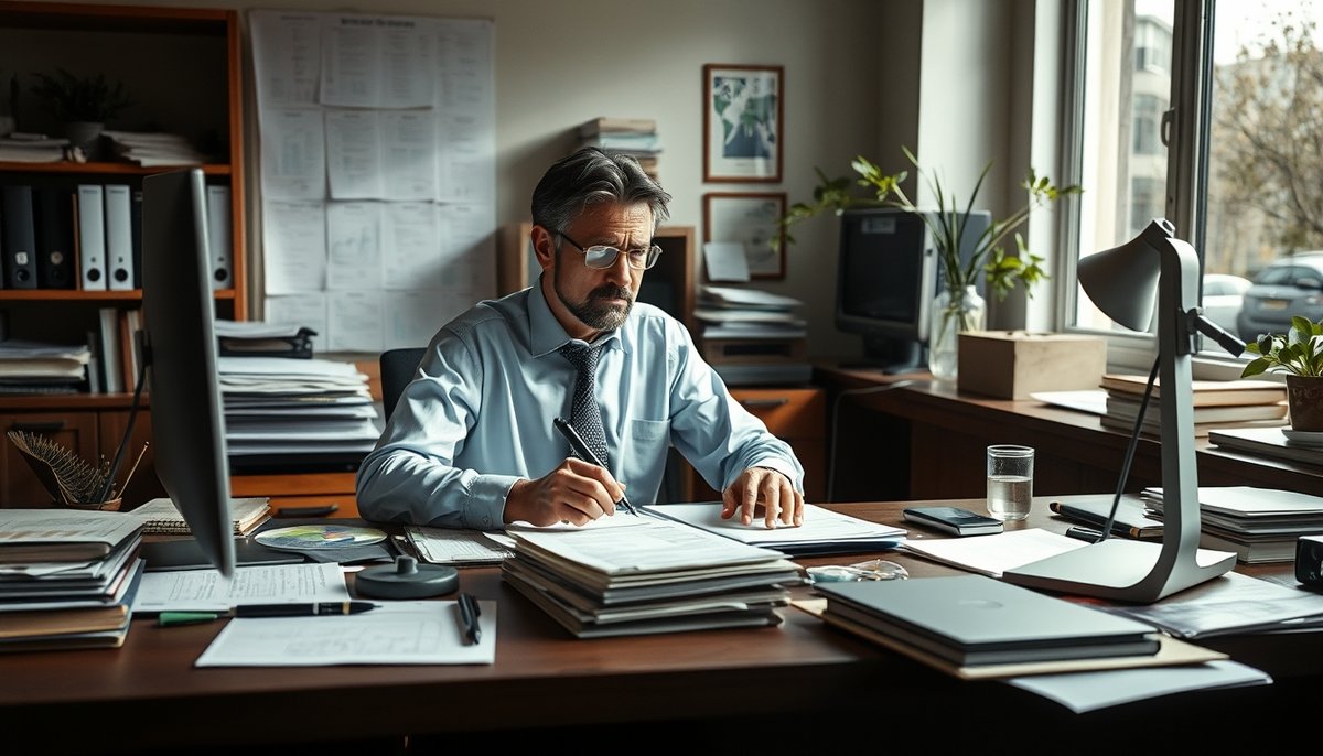 Analista VC revisando portafolios de startups con métricas de impacto