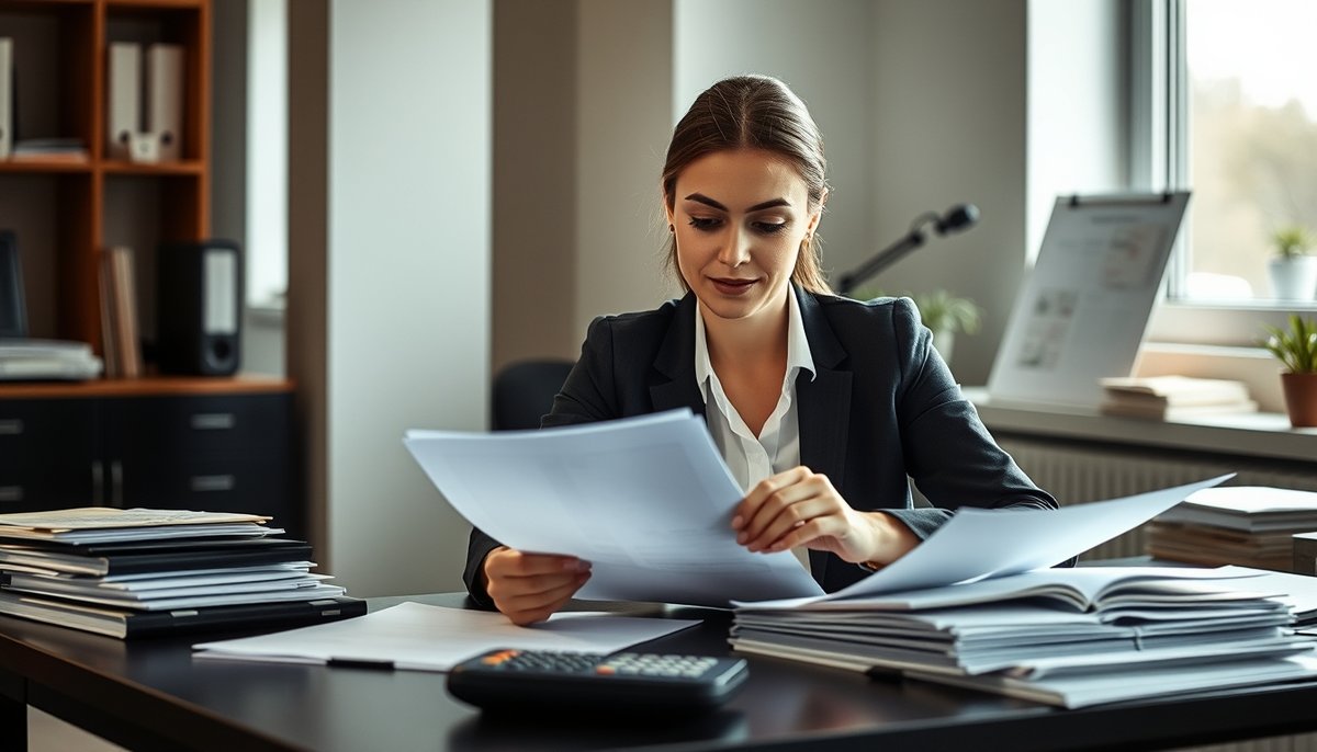 Empresaria revisando requisitos financiación emprendedores ENISA