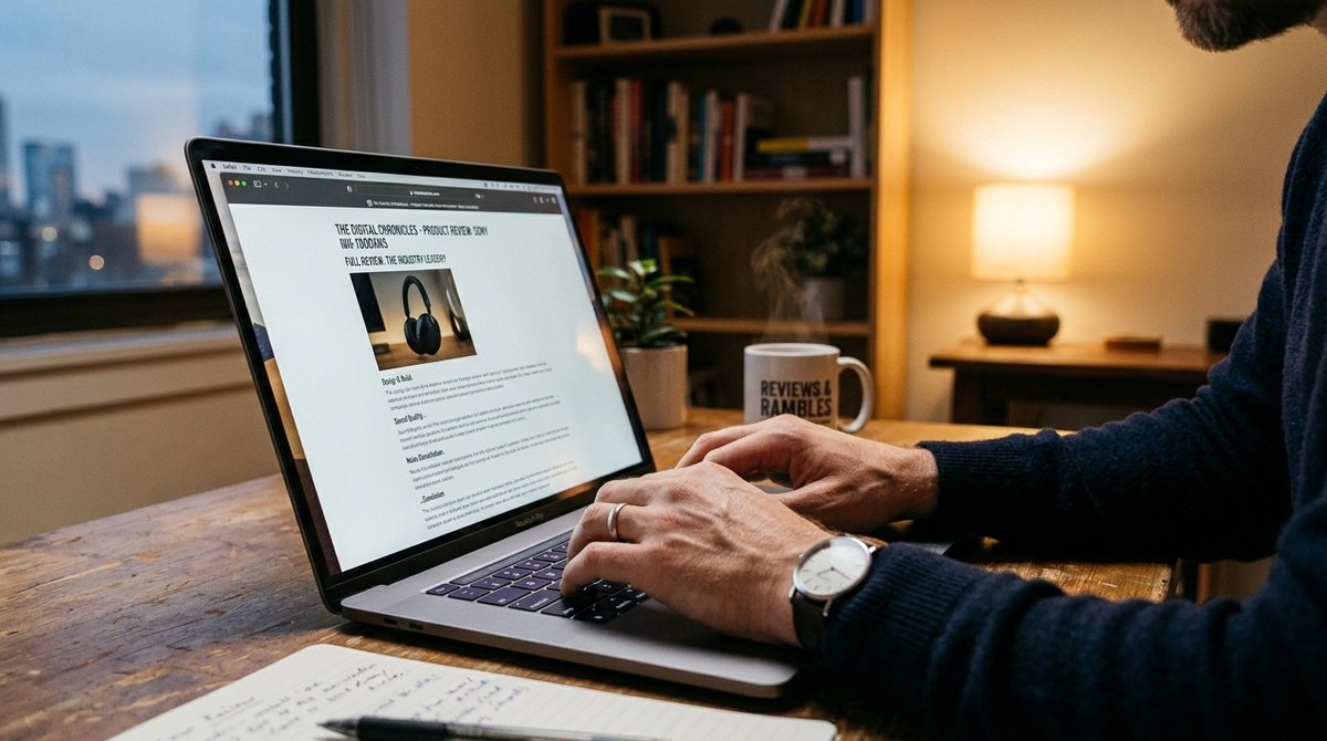 Investigación online de abogados especializados en extranjería mediante opiniones verificadas de clientes en plataformas legales Pantalla de ordenador mostrando plataforma de reseñas y valoraciones de abogados de extranjería