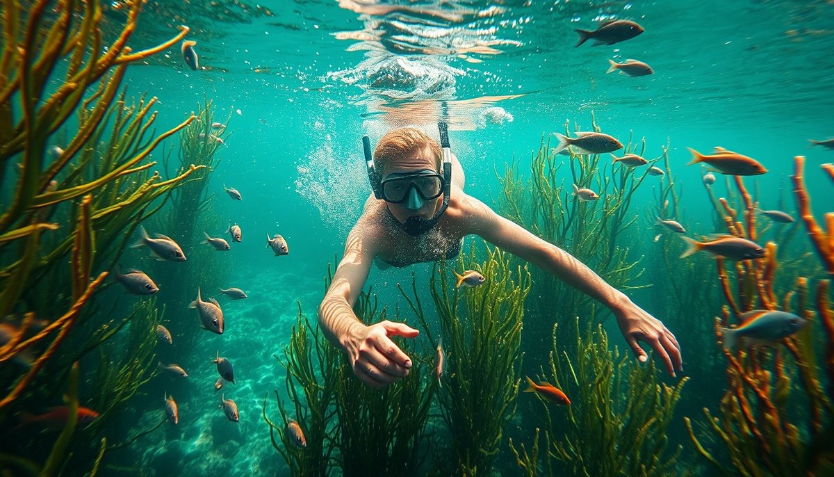 Snorkel en Reserva Marina de Tabarca entre praderas de posidonia y peces mediterráneos