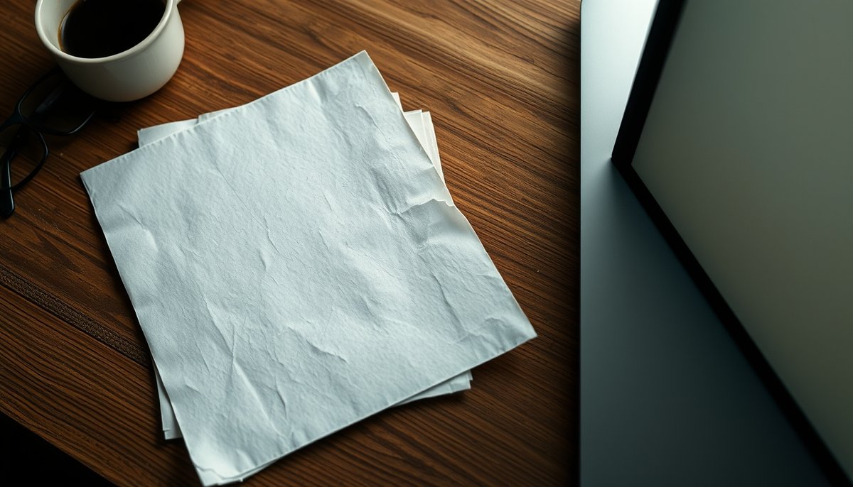 Tabla comparativa impresa de plataformas de análisis de datos junto a laptop