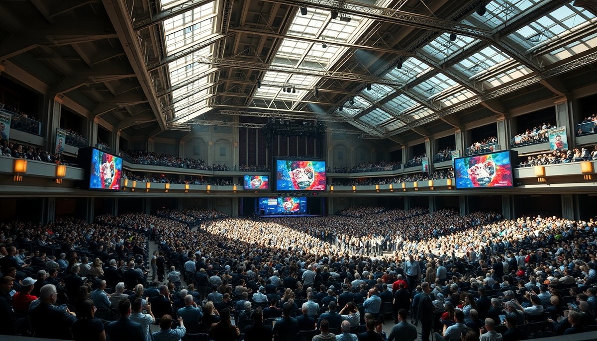 Web Summit Lisboa con cientos de asistentes en evento principal de startups