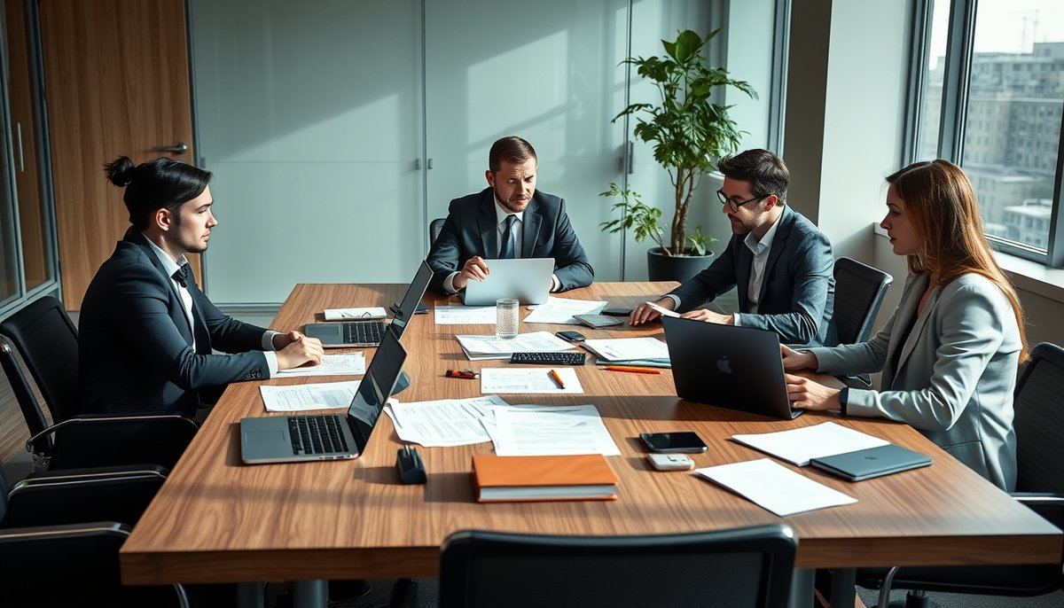 Reunión estratégica fundadores startup con asesores Nexen Capital