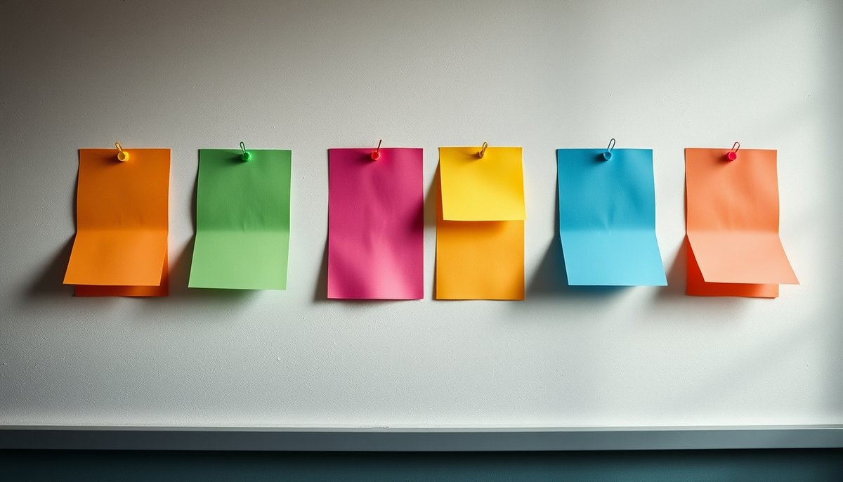 Método Berkus: cinco criterios valoración startup con notas adhesivas euros