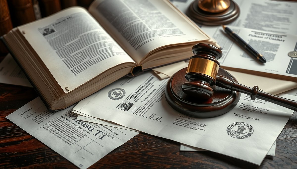 Marco legal de las telecomunicaciones con documentos oficiales y normativa sobre privacidad en las comunicaciones telefónicas Documentos legales y libros de derecho de telecomunicaciones sobre mesa